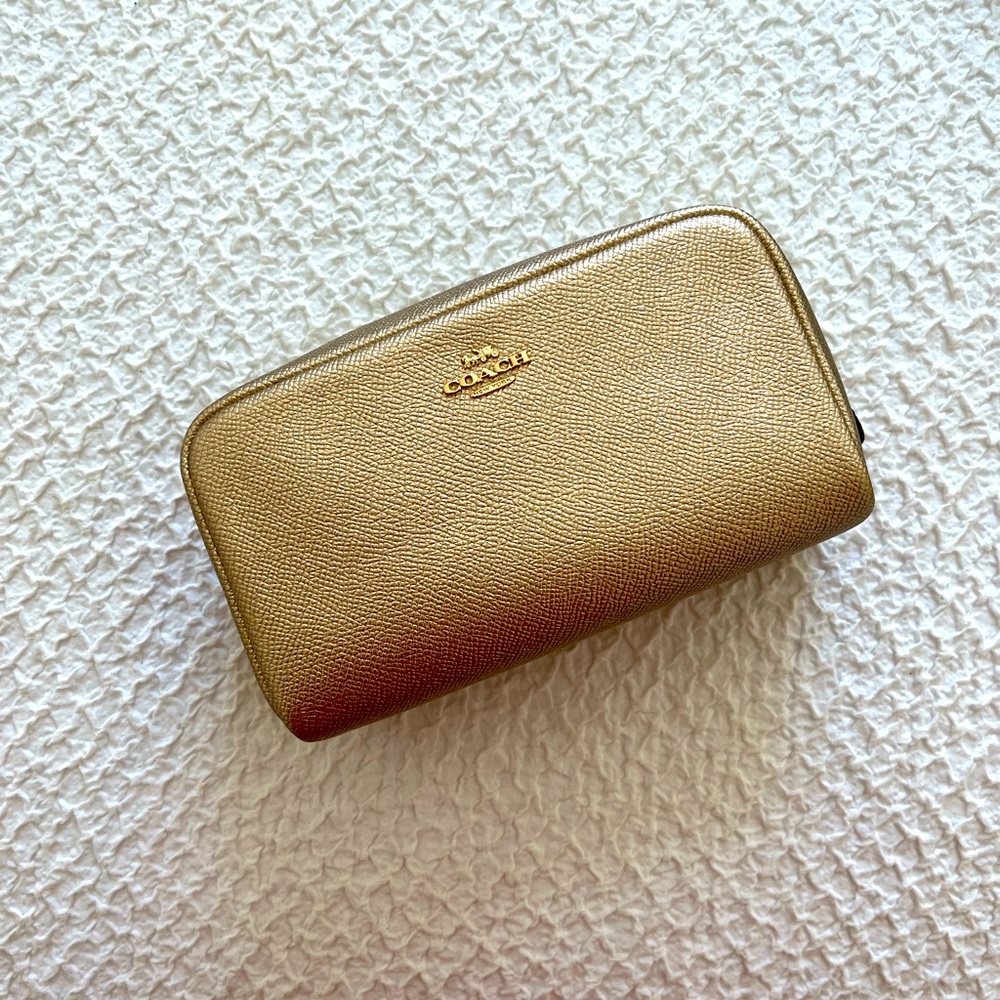 Gold Coach bag